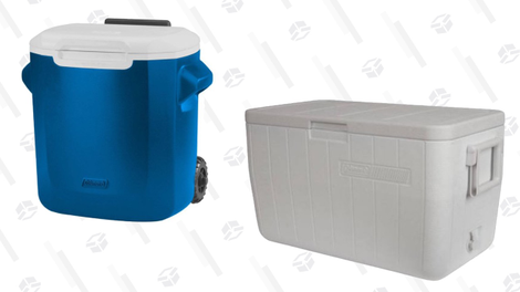 Coleman 48 qt Inland Performance Series Marine Cooler | $16 | Walmart Coleman 16 qt Personal Wheeled Cooler | $14 | Walmart